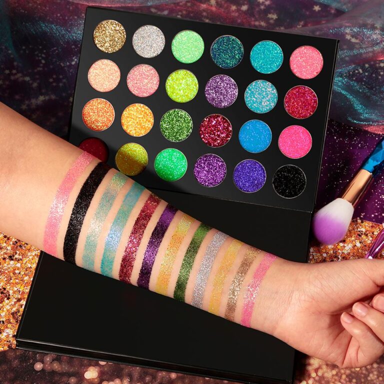 Delanci Mysterious Girl 72 Color Eyeshadow Makeup Book – Matte/ Shimmer/ Glitter